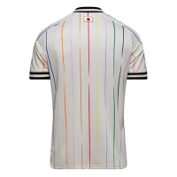 Camisa de Futebol Japão Equipamento Secundário Mundo 2026 Manga Curta